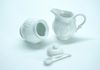 Milch und Zucker Set Herz Landhausstil Bild 3