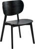 Esszimmerstuhl 2er Set OVERLY Holz Schwarze Esche Bild 4