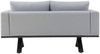 Gartensofa Ravenna, Aluminium, Grau, 156 x 67 x 80 cm Bild 4