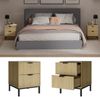 Nachttisch Lennox Eiche 2er Set Vicco Bild 2