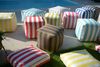 H.O.C.K. Sitzhocker H.O.C.K. Classic Streifen Outdoor Bean Cube Pouf 40x40x40cm Farben, Hocker, Sitzhocker, Pouf Hocker, Barhocker - wetterfest, vielseitig Bild 4