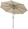 Sekey Marktschirm Ø350cm Sonnenschirm Groß Garten – Knickbar im Sitzen, UV-Schutz UPF50+, LxB: 347,00x347,00 cm, Geeignet für 6-8 Personen, Kippbar, Abknickbar, Wasserabweisend Bild 4