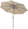 Sekey Marktschirm Ø350cm Sonnenschirm Groß Garten – Knickbar im Sitzen, UV-Schutz UPF50+, LxB: 347,00x347,00 cm, Geeignet für 6-8 Personen, Kippbar, Abknickbar, Wasserabweisend Bild 5