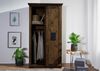 Schrank Mango 100x60x190 braun lackiert RAILWAY #416 Bild 2