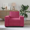 vidaXL Sessel Weinrot 100x78x84 cm Samt 4105004 Bild 3