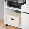 SoBuy ASK02-W Schubladenschrank Büro, Spanplatte, Melamin, Weiß, 72 x 54 x 40 cm Bild 4