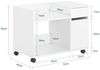 SoBuy ASK02-W Schubladenschrank Büro, Spanplatte, Melamin, Weiß, 72 x 54 x 40 cm Bild 3