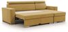 Ecksofa Schlafsofa Sofa CANTON in Stoff Camelia Senfgelb Ottomane Rechts Bild 4