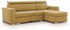 Ecksofa Schlafsofa Sofa CANTON in Stoff Camelia Senfgelb Ottomane Rechts Bild 2