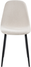 Esszimmerstuhl 4er Set CRANDALL Stoff Hellbeige Bild 5