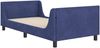 vidaXL Kinderbettgestell mit Kopfteil Polizeiblau 90 x 200 cm Samt 42010893 Bild 4