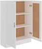 vidaXL Bücherschrank Weiß 82,5 x 30,5 x 115 cm, matt, Spanplatte Bild 4