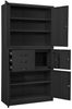 vidaXL Büroschrank Anthrazit 90 x 40 x 180 cm Stahl [336416] Bild 5