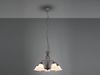 Pendelleuchte RUSTICA 5-flammig in Rostoptik mit Glasschirmen, Ø 60cm Bild 3