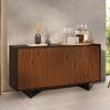 IDIMEX Sideboard ARTO, Kommode mit 3 Türen aus Massivholz Kastanie Finish Bild 2