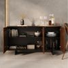 IDIMEX Sideboard ARTO, Kommode mit 3 Türen aus Massivholz Kastanie Finish Bild 3