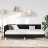 vidaXL Eckbettgestell mit Matratze Sonstiges 2 pcs Grün Stoff 3393735 Bild 3