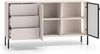 Selsey 'Barnee' – Sideboard mit beleuchteter Glasvitrine, Kaschmir, 160 cm Bild 4