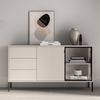Selsey 'Barnee' – Sideboard mit beleuchteter Glasvitrine, Kaschmir, 160 cm Bild 2