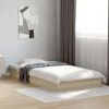 vidaXL Bettgestell ohne Matratze Sonoma-Eiche 75x190 cm Holzwerkstoff 842079 Bild 1