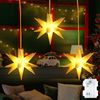SALCAR 3er Set LED Weihnachtsstern Bild 2