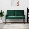 vidaXL Sofas mit Kissen 110cm Dunkelgrün Sperrholz 42023457 Bild 3