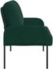 vidaXL Sofas mit Kissen 110cm Dunkelgrün Sperrholz 42023457 Bild 5