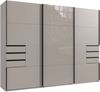 Schwebetürenschrank Saigon Kleiderschrank 270x64x208cm Farbe: grau Bild 5