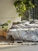 Irisette Wave Mako-Satin Bettwäsche 155x220 Zickzack natur beige silber 8594-80 Bild 2