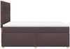 vidaXL Boxspringbett mit Matratze Dunkelbraun 140x190 cm Stoff 3291278 Bild 5