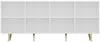 Vente-unique - MOLYA Sideboard Holz, Platte Weiß - B 47 cm x H 75 cm x L 180 cm Bild 4