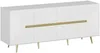 Vente-unique - MOLYA Sideboard Holz, Platte Weiß - B 47 cm x H 75 cm x L 180 cm Bild 3