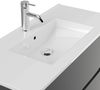 Badmöbel Set Taifun 3tlg. 100 cm mit LED Spiegel & Hochschrank Grafit : Grafit Bild 3