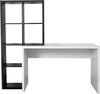 OTTO home Regal-Schreibtisch Triest, Computertisch mit Raumtrenner, Breite 156 cm, Regalelement flexibel montierbar, 6 Fächer, Tischbreite 120 cm Bild 3