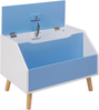 Aufbewahrungskiste blau weiß 43 x 60 cm CASPER Bild 4