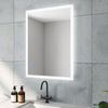 AQUABATOS LED-Lichtspiegel Lichtspiegel Led Spiegel Badspiegel Badezimmerspiegel 80x60cm, Touch Kaltweiß Neutralweiß Warmweiß Anti-Beschlag Bild 2