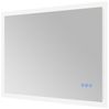 AQUABATOS LED-Lichtspiegel Lichtspiegel Led Spiegel Badspiegel Badezimmerspiegel 80x60cm, Touch Kaltweiß Neutralweiß Warmweiß Anti-Beschlag Bild 4