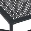 FineBuy Couchtisch Glas Metall 100 cm, Rechteckiger Wohnzimmertisch Modern mit Glasplatte & Metallgestell, Sofatisch im Industrial Design für Wohnzimmer Bild 5