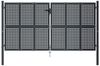 vidaXL Gartentor Anthrazit 300x150 cm Stahl 154568 Bild 3