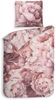 Heckett & Lane Satin Bettwäsche 135x200 Wade beige Flowerpower pink rosa Bild 5