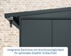 Hörmann Ecostar Metall Kaminholzregal Elegant Typ 2, anthrazit, 181 x 103 x 198 cm (T x B x H) Bild 5