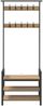 vidaXL Garderobenständer Artisan-Eiche 75 x 34 x 184 cm Holzwerkstoff 879958 Bild 5