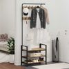 vidaXL Garderobenständer Artisan-Eiche 75 x 34 x 184 cm Holzwerkstoff 879958 Bild 4