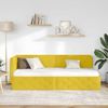 vidaXL Eckbettgestell Gelb 80 x 200 cm Samt 42016519 Bild 4