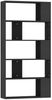 vidaXL Bücherregal/Raumteiler Schwarz 80x24x159 cm Holzwerkstoff 800100 Bild 2