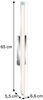 LED Wandleuchte, Badezimmerlampe, Dimmer, L 65 cm Bild 5