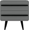 Nachtkommode >Oskar< in Grau - 51x54x39cm (BxHxT) Bild 4