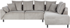 Ecksofa 4-Sitzer LUNNER Cord Hellgrau linksseitig Bild 4