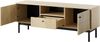 AX LIVING Schrank für TV Cypressa 154 154 cm Modern in Eiche Linea Bild 5