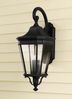 Außenleuchte, Wandlampe, ALU.-Druckguss Glas, H 76,2 cm Bild 2